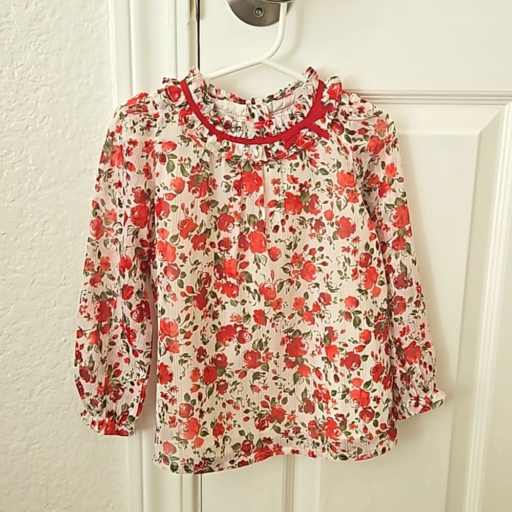 Janie & Jack toddler girl 3T bow top